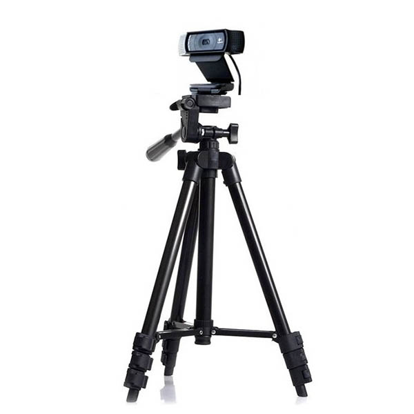 Acetaken ​Professional Camera Tripod Mount Holder Stand for Logitech Webcam C930 C920 C615-Black